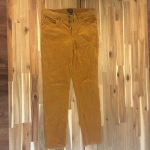 J. Crew 9" High Rise Skinny Cords